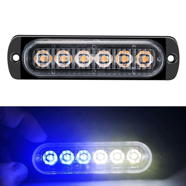 Luces de advertencia estroboscópicas LED de 12-24 V Advertencia Luces intermitentes de emergencia Precaución