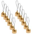 thumbnail image 5 of 12 piezas de campanas de metal de metal vintage colgantes de cuerda colgantes campanas de decoración de árboles de Navidad, 5 of 5