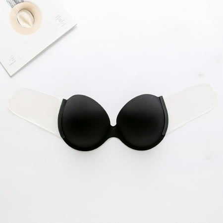 

3pcs Women Deep U Changeable Flank Invisible Bra Underwear With Silicone Patch bras for women