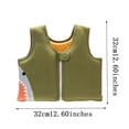 thumbnail image 4 of Agkizg Toddler Floatation Swimsuit High Buoyancy Vests Swimming Floats Vests for Snorkeling Beach Swimsuits (Toddler Girl or Boy), 4 of 6