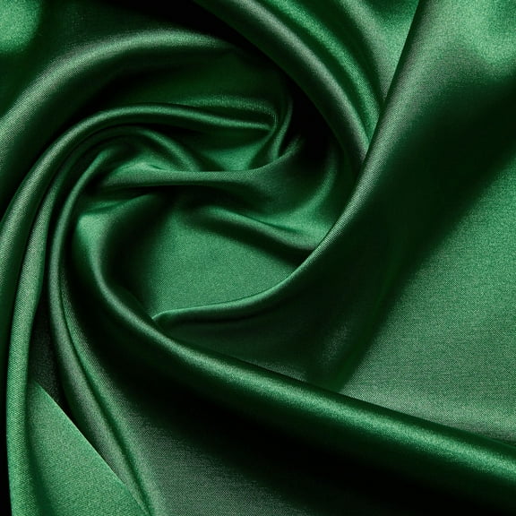 Shiny Stretch Shakira Green Satin Fabric 90/10 Polyester Spandex 60" Wide
