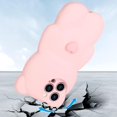 thumbnail image 3 of Compatible with iPhone 14 Pro Max Bear Case for Women Girls Girly Cute Cartoon Phone Case Lovely 3D Kawaii Design Camera Lens Protection Soft Silicone Shockproof Protective Cover, Pink, 3 of 13