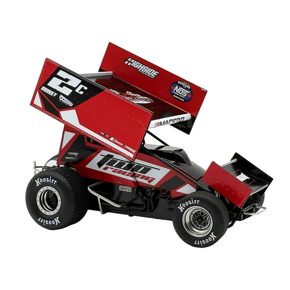 Winged Sprint Car #2C Cole Macedo "Two C Racing" (2025) 1/18 Diecast Model Car by ACME