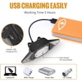 thumbnail image 3 of Wireless Rechargeable Bike Rear Light with Remote Control, Waterproof Turn Signals Brake Warning Light, Compatible with Most Bikes, 3 of 5