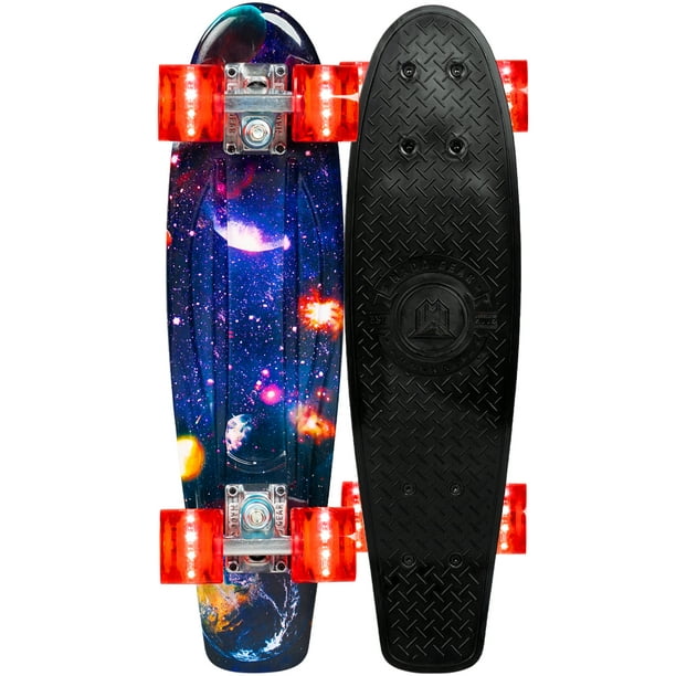 Madd Gear 22" Retro Beginner Skateboard Mini Cruiser 62mm Wheels