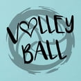 thumbnail image 4 of Go All Out Volleyball Distressed Ball V Neck T-Shirt Women, 4 of 5