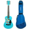 First Act Discovery Acoustic Guitar With Case, Flower Design