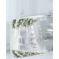 thumbnail image 3 of Christmas Pine Tree Bath Towels for Bathroom Set,Luxury Microfiber Towels Gifts for Women,Quick Dry Beach Kitchen Hand Hair Face Towel and Dish Washcloth,Winter Snowflakes Forest Snowfall Towels+Set, 3 of 7