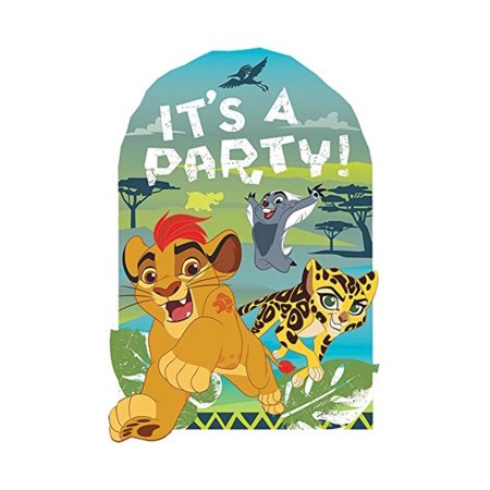 Lion Guard Invitations 8 Count Lion King Birthday Party Supplies