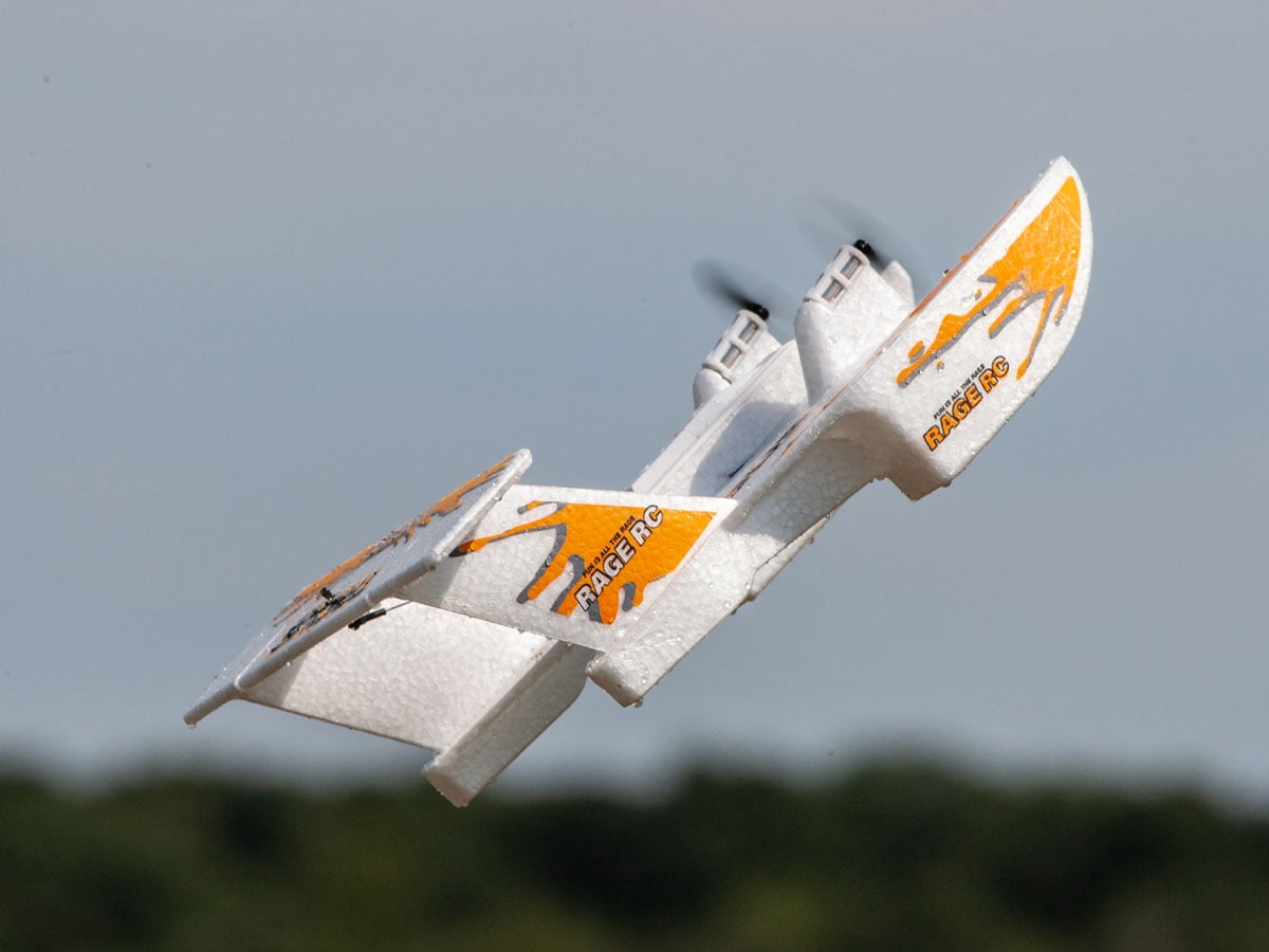 Rage R/C Tribus 250 Electric Powered RTF Amphibious Aircraft Orange RGR3101