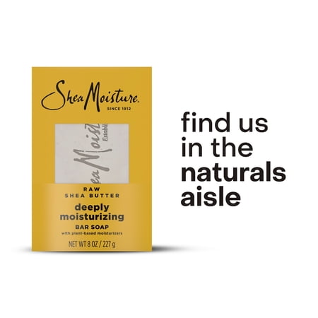 SheaMoisture Bar Soap Raw Shea Butter Moisturizing Bar Soap  8 oz