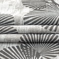 thumbnail image 5 of DriftAway Luca Natural Botanical Leaves Printed Pattern Blackout Thermal Insulated Energy Saving Window Curtain Valance for Kitchen Rod Pocket 15"L x 52"W Plus 1.75" Header Gray, 5 of 8