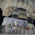 thumbnail image 6 of Real Solid 925 Sterling Silver Diamond Cut Grillz Pre-Made Six Teeth Bottom Row Grills, 6 of 8