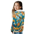 thumbnail image 2 of Xoenoiee Hippie Daisy Print Pullover Hoodies for Kids Girls Zip Up Long Sleeve Hoody Sweater Jacket with Pocket Sweatshirts Tunic Joggers Shirt for Girls Teenagers, 11-13 Years, 2 of 7