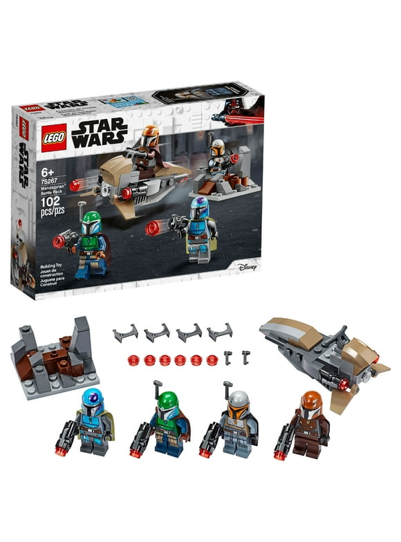 LEGO Star Wars Mandalorian Battle Pack 75267 Shock Troopers and Speeder Bike Building Kit (102 Pieces)