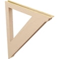 thumbnail image 5 of Ekena Millwork 3 1/2"W x 40"D x 48"H Traditional Traditional Rough Cedar Woodgrain TimberThane Bracket, Primed Tan, 5 of 6