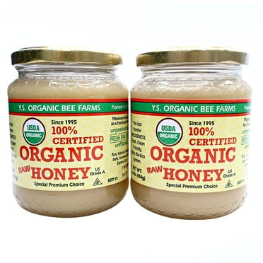 YS Organic Bee Farms CERTIFIED ORGANIC RAW HONEY 100% CERTIFIED ORGANIC ...