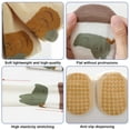 thumbnail image 3 of Laklulu 6 pares de calcetines tobilleros con agarre para bebé, calcetines antideslizantes para bebé, calcetines de invierno gruesos y cálidos para niño, calcetines con agarre para bebé, niño y niña,, 3 of 5