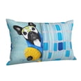 thumbnail image 2 of Kll French Bulldog Dog In A Bathtub Pillow Covers Envelope Closure,Super Soft And Cozy Fuzzy Fleece Pillow Case Cover 14"X20", 2 of 8