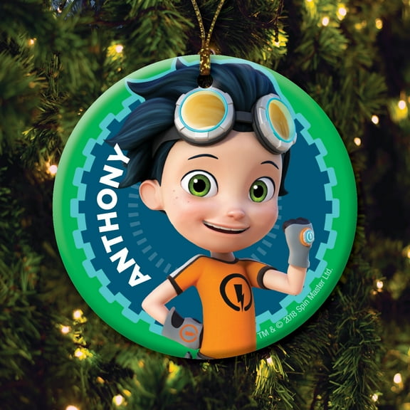 Rusty Rivets Personalized Christmas Ornament