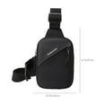 thumbnail image 4 of Vadktai Mini Sling Bag Men Small Crossbody Bag Women Fanny Packs Casual Phone Chest Bag Waterproof Slim Personal Pocket Bag Backpack for Travel Hiking, 4 of 9