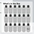 thumbnail image 5 of 24 Pack 5oz Travel Squeeze Bottles, 150ml Flip Top Leak Proof Containers for Shampoo, Lotion, Toiletries - Clear PET with Black Caps, 5 of 5