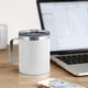 thumbnail image 4 of Taza de café aislada con tapa Sincero 12 onzas acero inoxidable doble pared Duracoated blanco, 4 of 4