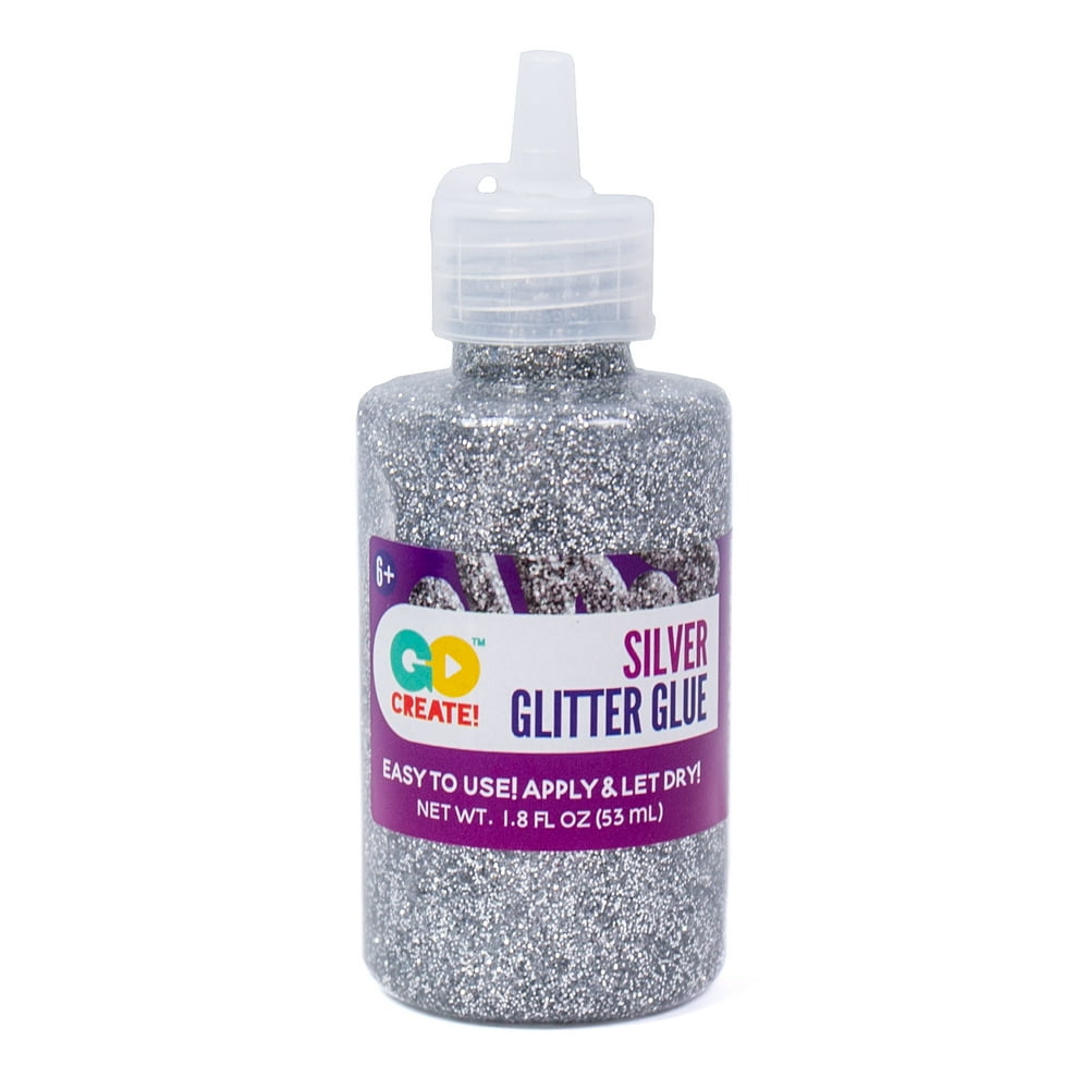 Go Create Sparkling Silver Glitter Glue 1.8 fl. oz.