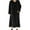 Black, variant on RQYYD Women's Flannel Nightgown Fuzzy Fleece Sleepdress Loose Crewneck Plush Warm Winter Pullover Nightdress with Pockets