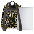 thumbnail image 3 of Easygdp cartoon Skull spider web Mochila de Cuero para Mujeres, Bolso de Hombro, Bolsos de Mano de Moda para Trabajo y Viajes, 3 of 4