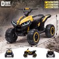 thumbnail image 3 of VOLTZ TOYS 12V ATV Off-Road Ride-On Car for Kids, Electric 4-Wheeler Motorized Quad Toy Vehicle with High/Low Speed Switch, LED Headlights & MP3 Player, Yellow, 3 of 6