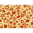 thumbnail image 1 of Ahgly Company Indoor Rectangle Patterned Orange Red Orange Area Rugs, 6' x 9', 1 of 6