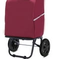 thumbnail image 4 of GOOHOCHY 2 ruedas de goma para carrito de compras, color negro, plegables, de repuesto, accesorios para carritos rodantes, ruedas de placa resistentes., 4 of 8