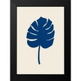 thumbnail image 2 of Artographie Studio 11x14 Black Modern Framed Museum Art Print Titled - Monstera Canvas Blue, 2 of 5