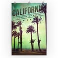 thumbnail image 2 of Huntington Beach, California, Boardwalk and Palms (24x36 Giclee Gallery Art Print, Vivid Textured Wall Decor), 2 of 3