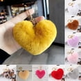 thumbnail image 3 of vnanda Lightweight Keychain Plush Love Heart Keychain Soft Fluffy Lightweight Key Ring Holder for Girls Handbag Backpack Decoration Pendant Birthday Gift, 3 of 8