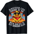 thumbnail image 1 of Camiseta sarcástica divertida de pato divertido con cita de broma, humor, pato, meme, 1 of 2