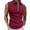 Red, variant on DDAPJ pyju Mens Sleeveless Golf Shirt Quarter Zip Polo Shirts Stylish Casual Summer Tops Rebajas Hoy Liquidación White M