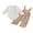 Khaki, variant on Cjfdfy Newborn Baby Girl Boy Fall Winter Outfit Long Sleeve Solid Color Romper Plaid Print Overall Pants And Hat Set Three-piece Set Infant Adjustable Overalls Fall Winter Outfits
