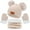 Beige, variant on Zwiiyzr 1-11Y Kids 3 Pcs Winter Knit Beanie Hat Scarf and Gloves Set Thick Warm Ski Hat With Pompom for Girls Boys Beige