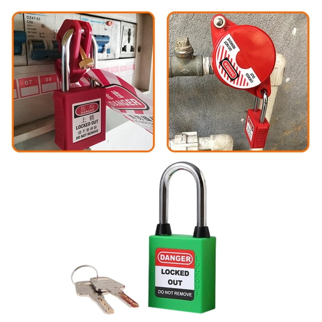 s de Seguridad Grillete de material acero Ligero Verde Yotijar Candados para equipaje
