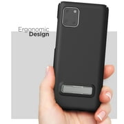 Encased Note 10 Lite Belt Case with Kickstand (Slimline) Ultra Thin Cover with Holster Clip for Samsung Galaxy Note 10 Lite - Black