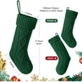 thumbnail image 6 of Ayieyill 6pcs Christmas Stockings Large Knitted Xmas Stockings 18 Inches Fireplace Hanging Stockings for Family Holiday Christmas Decoration, 6 of 8