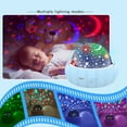 thumbnail image 4 of Tignapoo USB Rechargeable Starry Night Projector with 360° Rotation, Moonlight Shade, White/Blue Options, Compact Design for Baby Rooms, 4 of 6