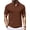 Coffee, variant on V Neck Men Polo Shirts Short Sleeve Knit T shirts for Men Casual Stretch Men Shirts