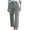 GN1, variant on Aihuaihua Cropped Pants for Women Straight Leg Capris Summer Business Casual Work Pants Ankle Length Chino Trousers GN1 XXXL