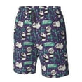 thumbnail image 5 of Kdxio Bamboo Panda Pattern Mens Casual Shorts - Drawstring Summer Beach Sports Shorts for Men, 5 of 9