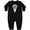 AB-Black, variant on Inktastic Lacrosse Sports Team Coach Player Baby Fleece Romper