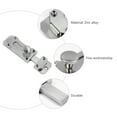 thumbnail image 5 of Raindrops 2Pcs Slide Bolt Door Lock for Bathrooms in Zinc Alloy with Rectangular Shape 13.3X3.8CM, 5 of 8