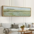 thumbnail image 3 of IDEA4WALL Extra Large Framed Canvas Print Wall Art Lush Summer Garden with Blooming Trees Classic Art Botanical Vintage Wall Decor Oversized Artwork Relax/Calm for Living Room - 60"x20", 3 of 5
